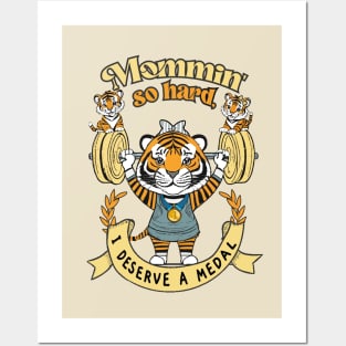 Tiger mom, strong woman Posters and Art